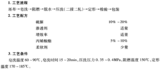 锦纶织物的阻燃整理